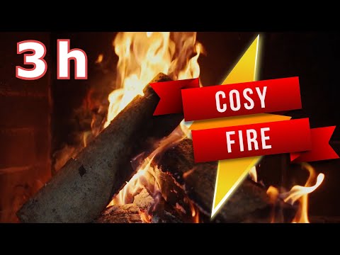 Ogień kominka dla miłego klimatu w Święta. CICHY, 3h #fireplace, #christmas, #merrychristmas