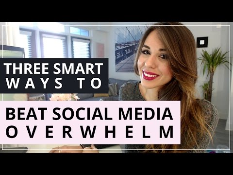 3 Ways To Beat Social Media Overwhelm
