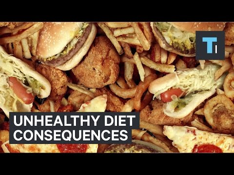 Unhealthy diet consequences