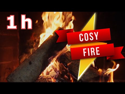Ogień kominka dla miłego klimatu w Święta. CICHY, 1h #fireplace, #christmas, #merrychristmas