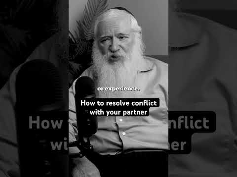 Resolving Conflict With Your Partner. #Rabbi #Judaism #Relationship #Relationshipadvice #Shorts