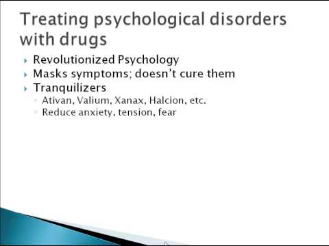 Psychology 101: Pharmacotherapy