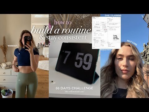 how to build a routine &amp; stay consistent: a 66 days challenge (day in the life) 🌱