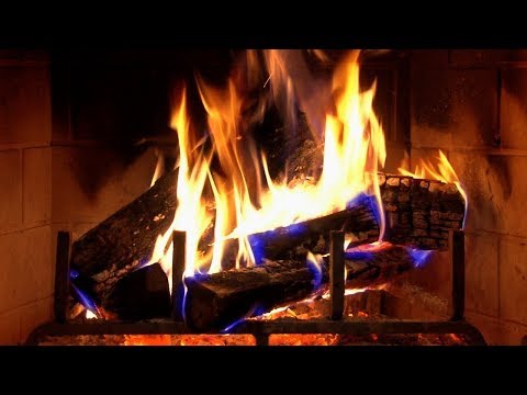 Very Soft Music and Beautiful Fireplace with Perfect Crackling Fire – Warm Ambience To Relax Deeply