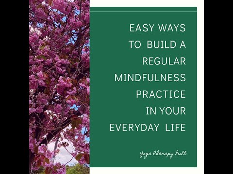 Developing A Consistent Mindfulness Practice