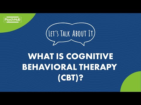 #LetsTalkAboutIt: What is Cognitive Behavioral Therapy [CBT]?