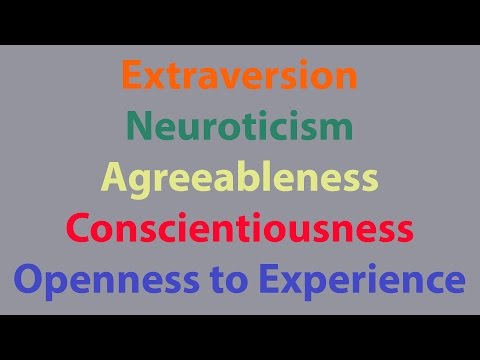 2017 Personality 14: Introduction To Traits/Psychometrics/The Big 5