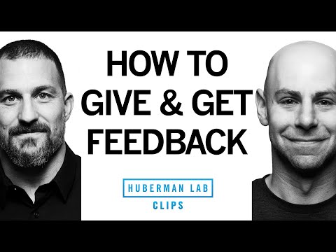 How To Give &Amp;Amp; Get Constructive Feedback | Dr. Adam Grant &Amp;Amp; Dr. Andrew Huberman