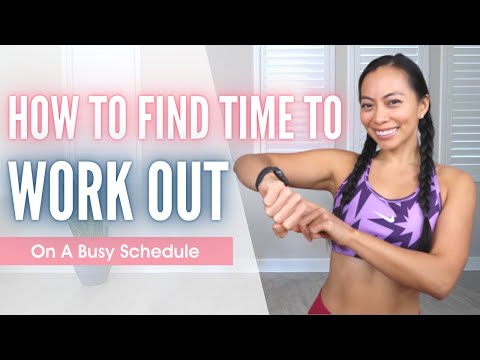 How To Find Time To Workout On A Busy Schedule