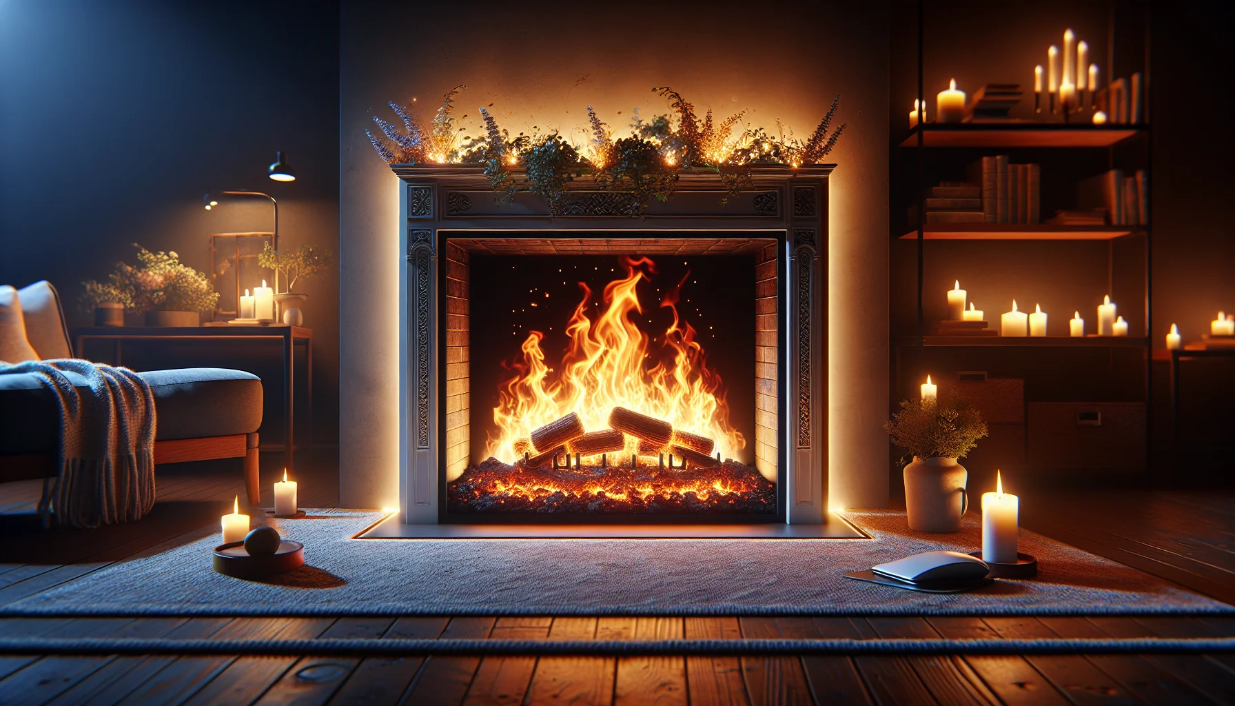 Warmth From The Screen: How Watching Fireplace Videos Affects Our Mood And Well-Being. 10 Virtual Fireplace On A Screen