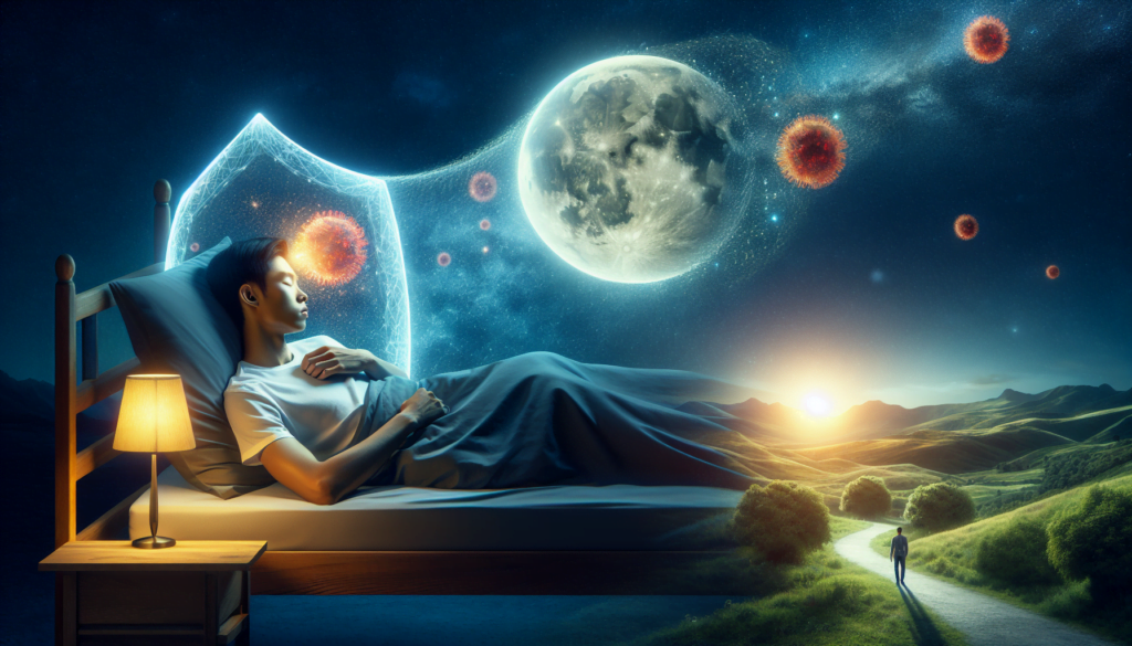 Illustration for The role of sleep in promoting a strong immune system.