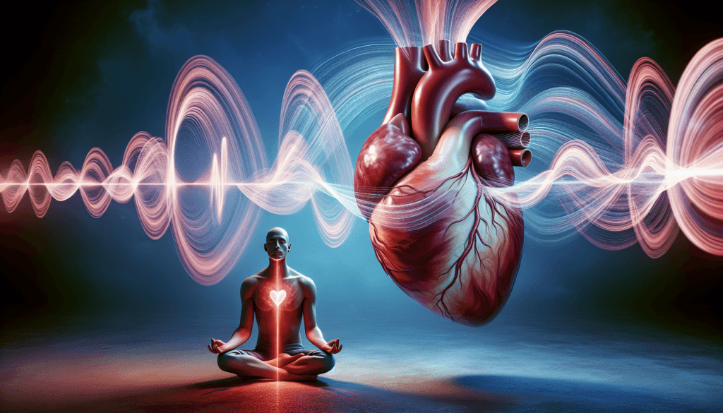 Illustration For The Impact Of Mindful Breathing On Heart Health.