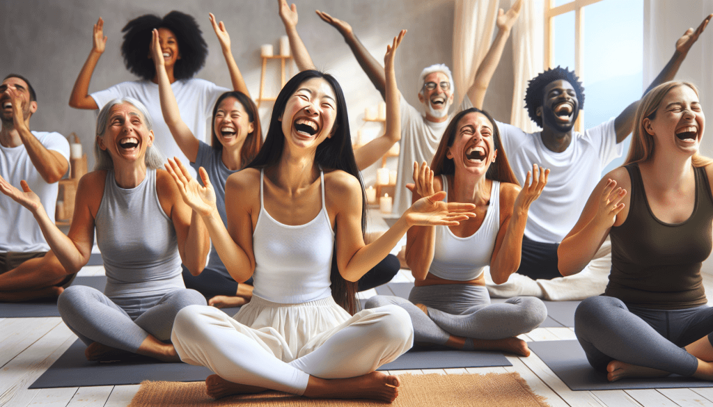 Illustration For How Does Laughter Yoga Reduce Stress?