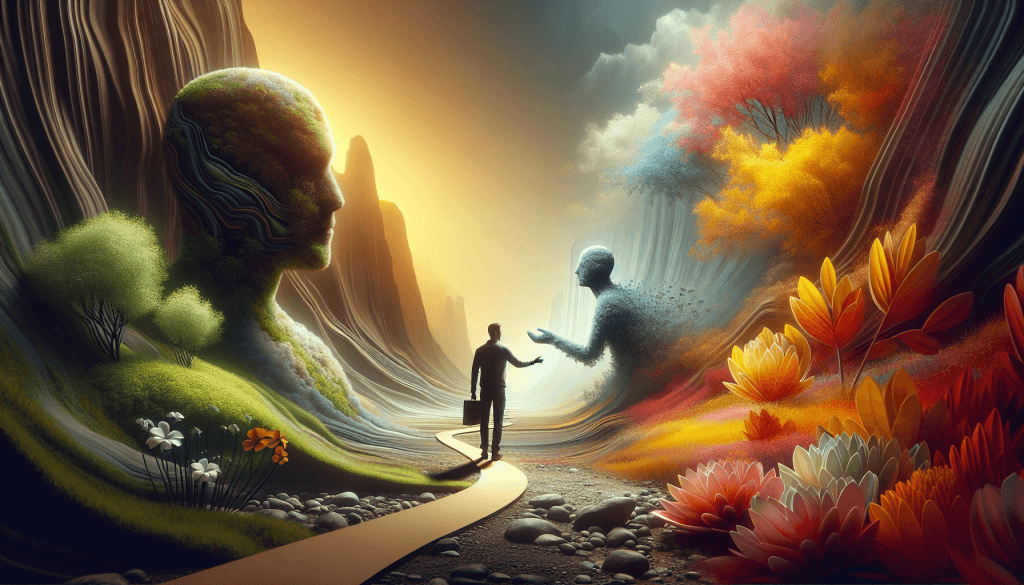 Illustration For Changing Envy Into Admiration And Self-Improvement.