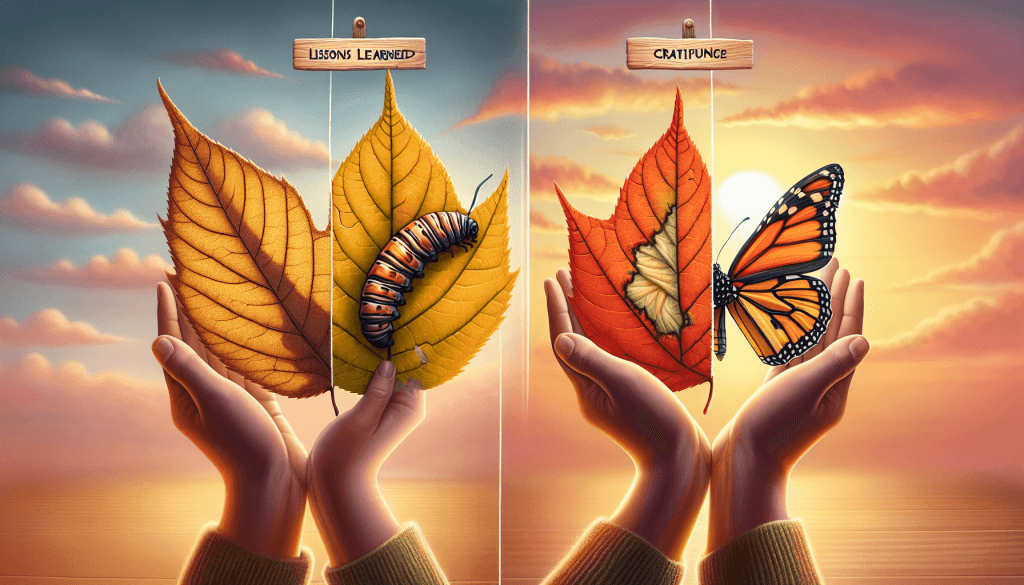 Illustration For Transforming Guilt Into Gratitude For Lessons Learned.