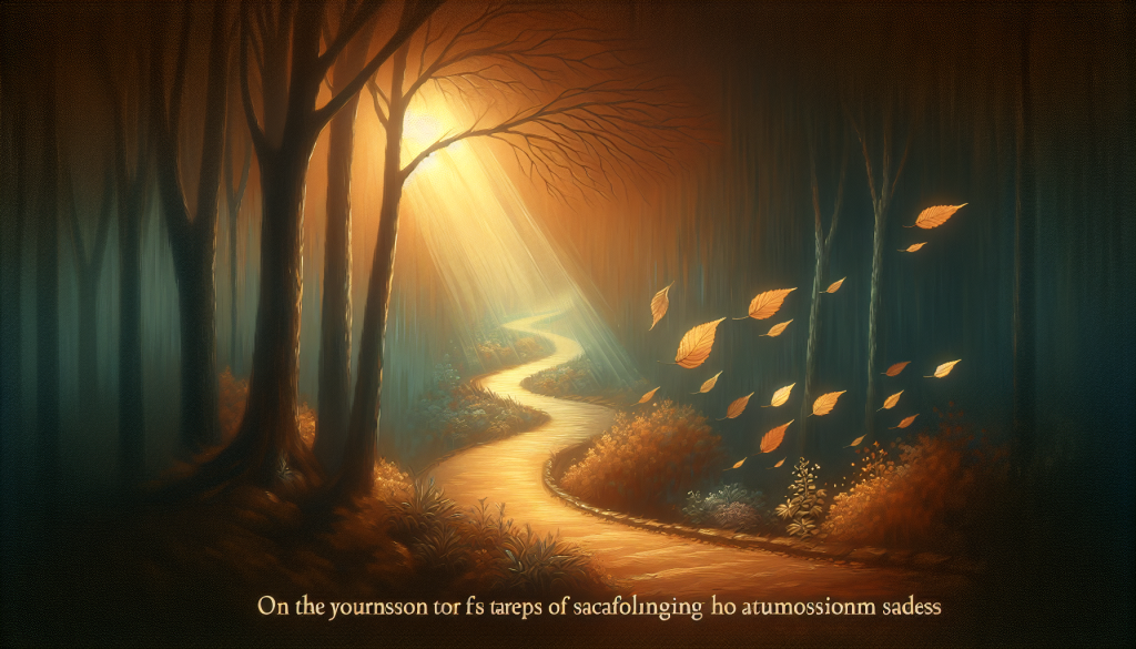 Illustration For Transforming Sadness Into A Path To Self-Compassion.