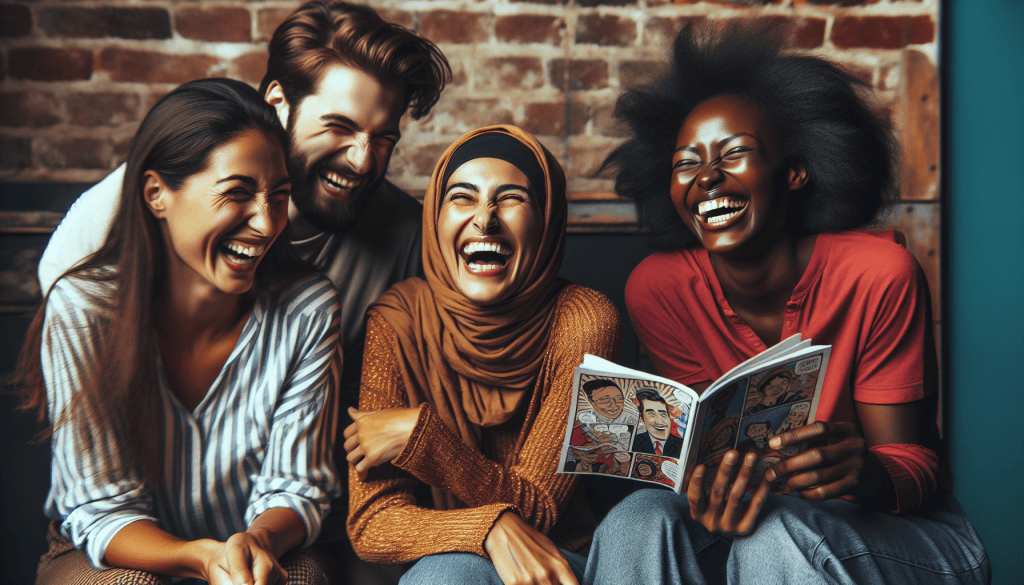 Illustration For The Role Of Humor In Strengthening Relationships.