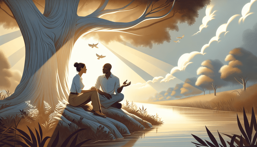 Illustration For Creating A Positive Atmosphere In Your Relationship.