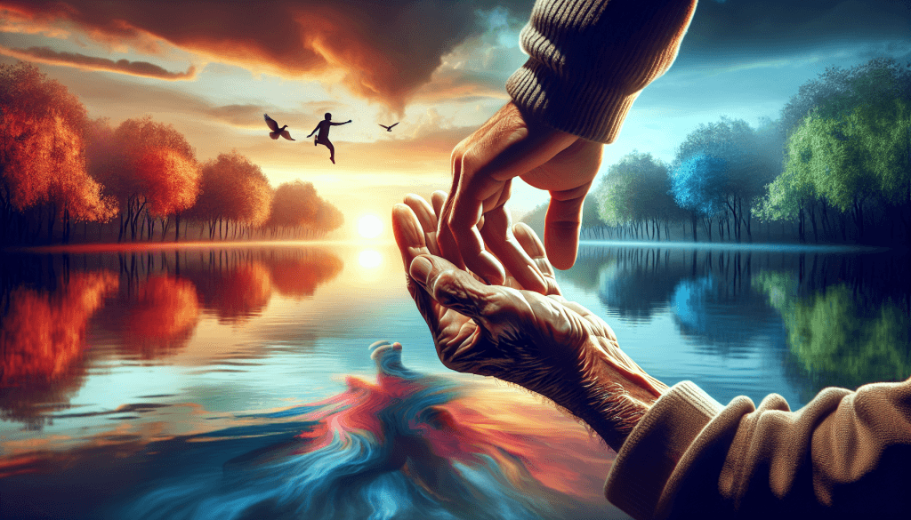 Illustration For Supporting Each Other Through Life Transitions.