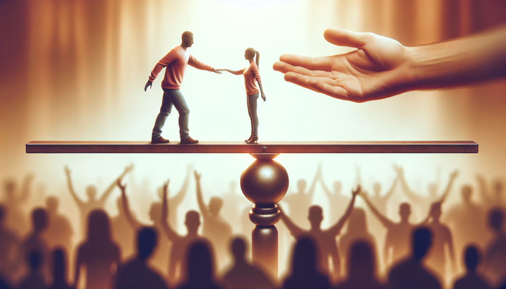 Illustration For Building Trust Through Consistent Actions.