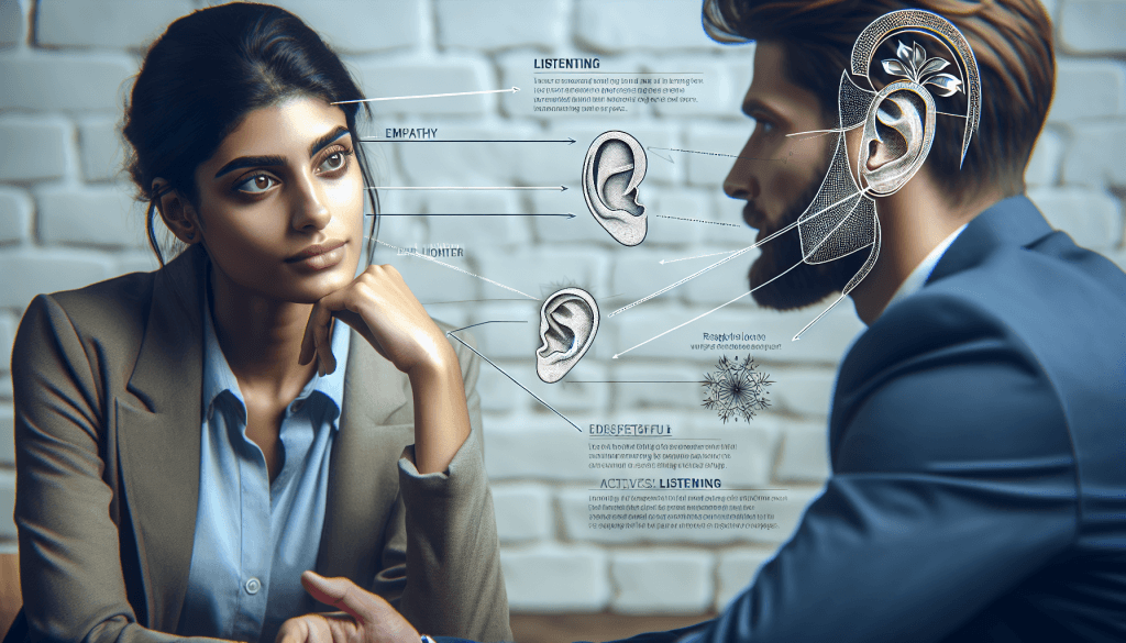 Illustration For The Importance Of Being A Good Listener.