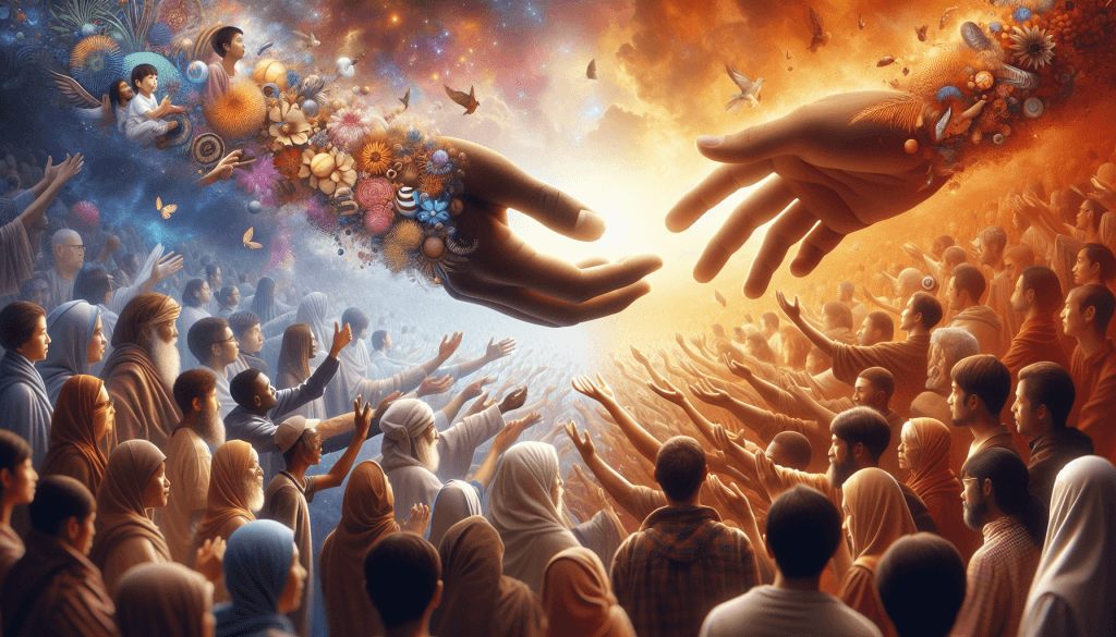 Illustration For The Importance Of Giving And Receiving Support.