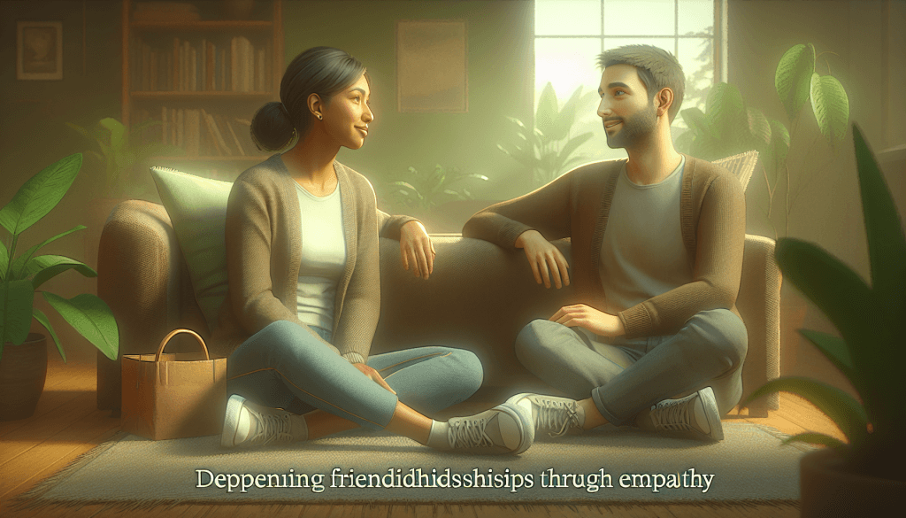 Illustration For The Role Of Empathy In Deepening Friendships.