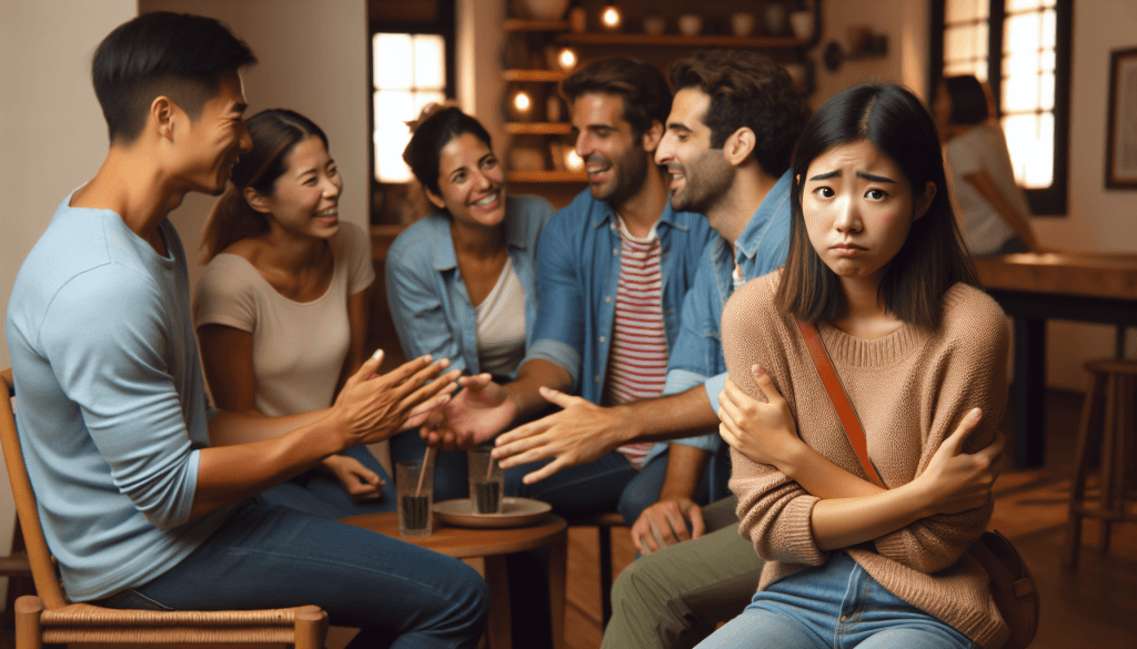 Illustration For How To Manage Social Anxiety In Friend Groups?