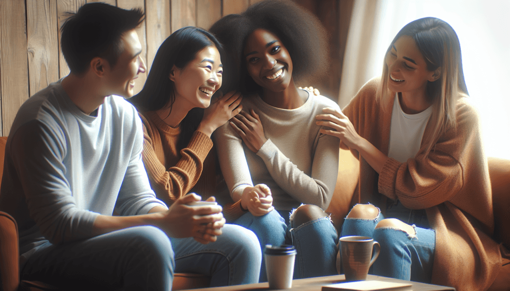 Illustration For Ways To Express Care And Support In Friendships.