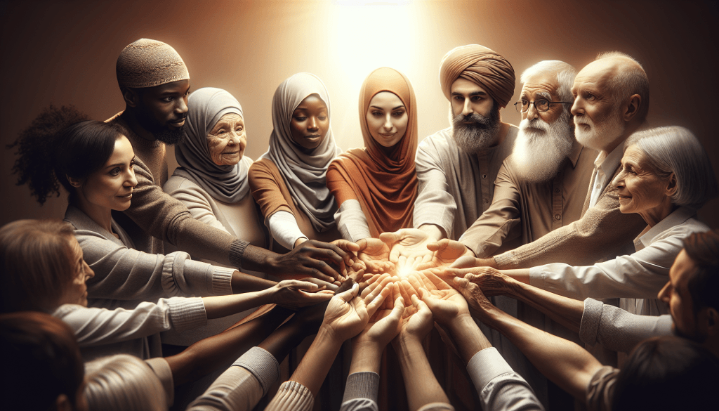 Illustration For The Importance Of Being There In Times Of Need.