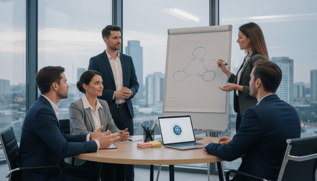 Illustration For Strategies For Effective Conflict Resolution In The Workplace.