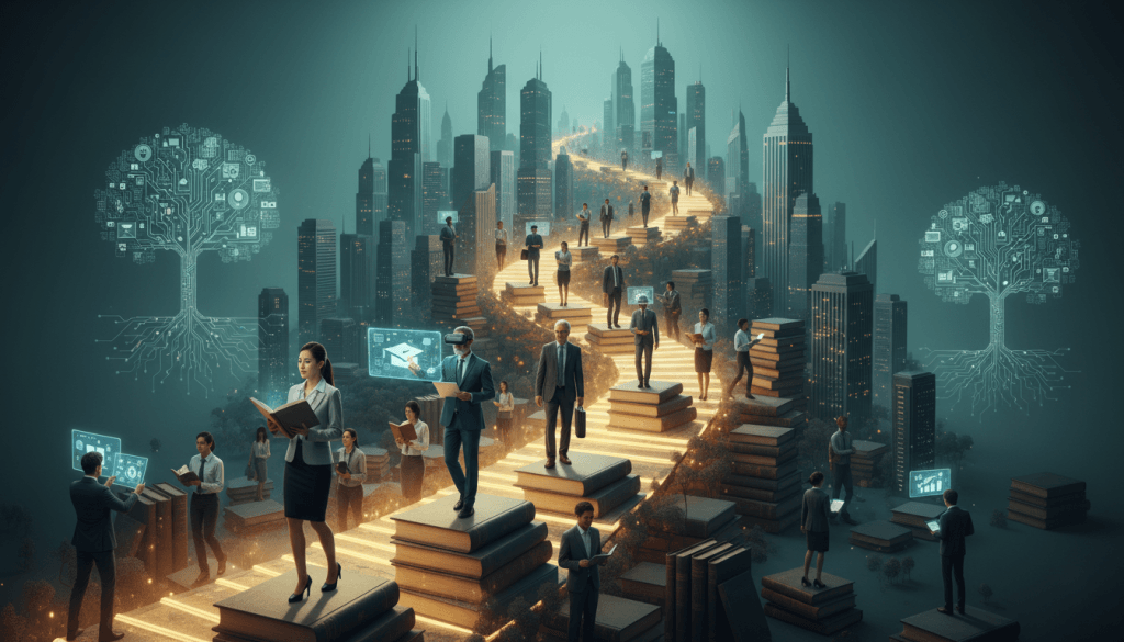 Illustration For The Role Of Lifelong Learning In Career Development.