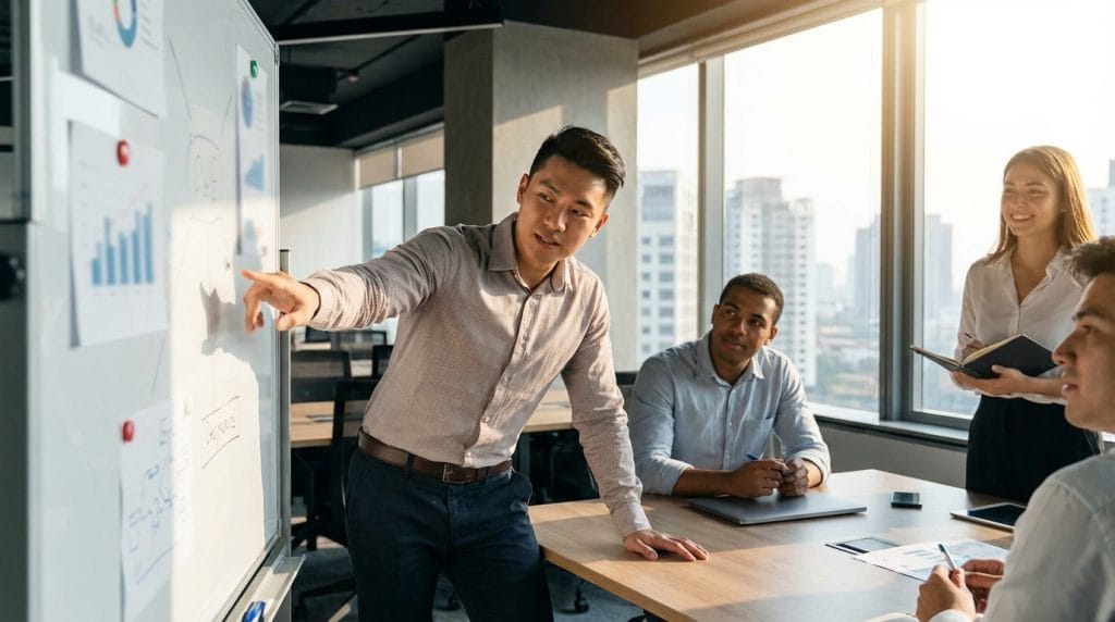 Illustration For How To Take Initiative And Stand Out At Work?