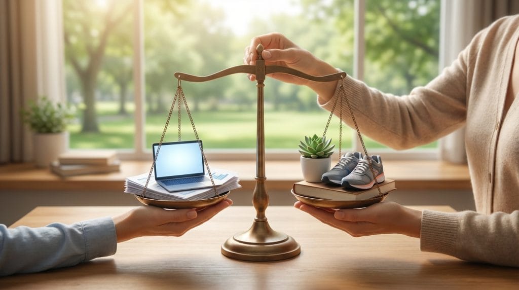 The Importance Of Maintaining A Work-Life Balance. 2 Illustration For The Importance Of Maintaining A Work-Life Balance.