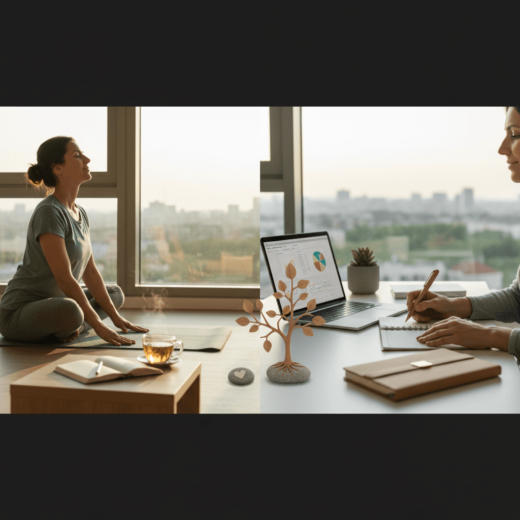 Illustration For The Role Of Self-Care In Maintaining Career Longevity.